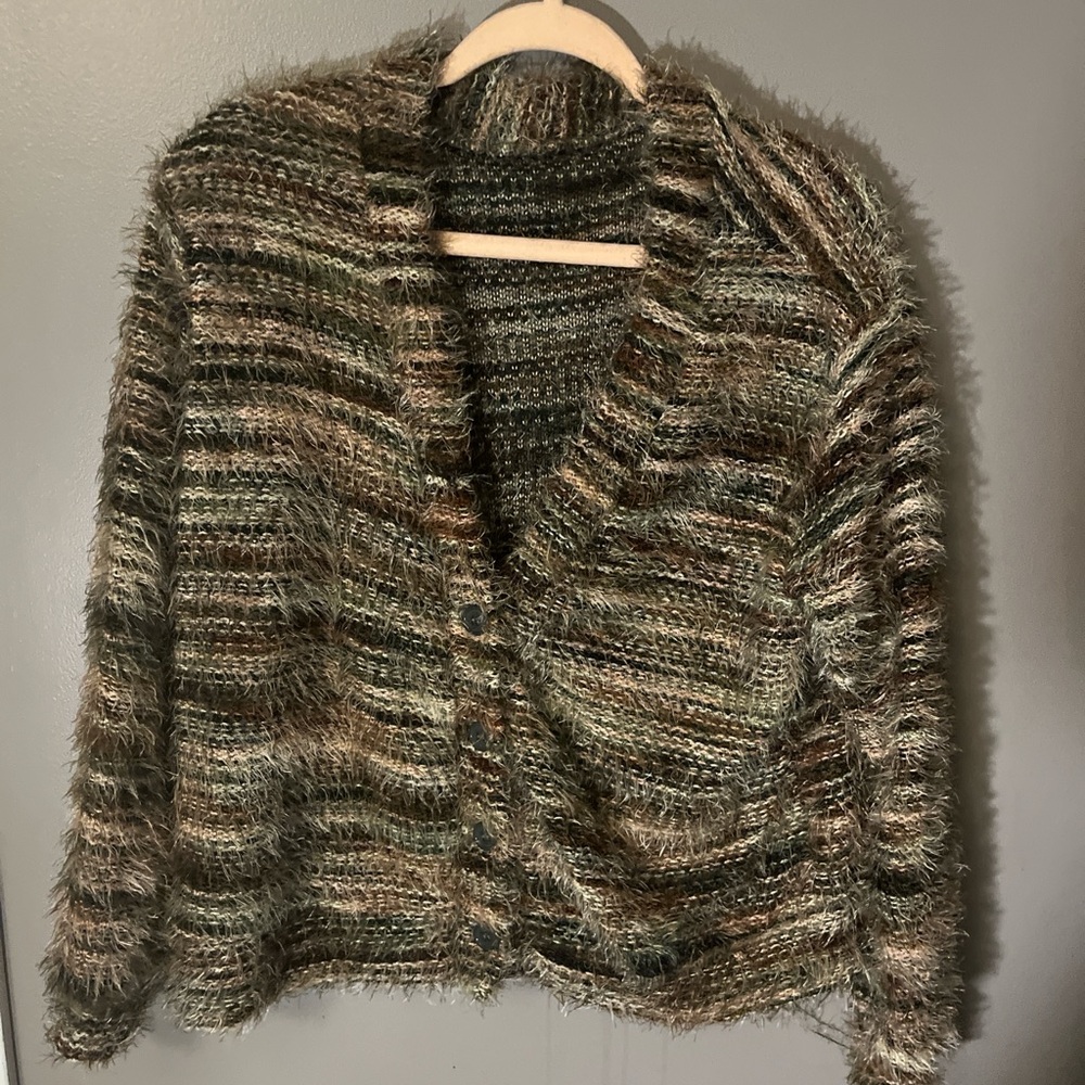 Cozy Multicolor Striped Women's Sweater